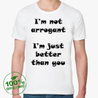 Мужская футболка органик