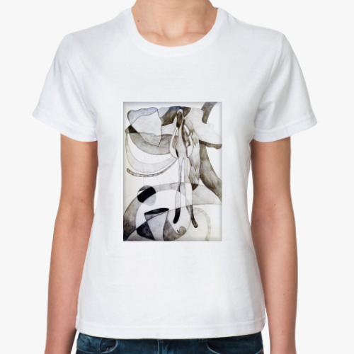 Классическая футболка с принтом Art