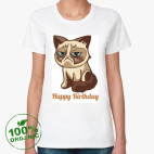 Женская футболка органик