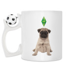 Кружка с футбольным мячиком