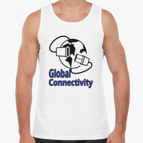Майка с принтом Global Connectivity