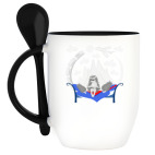 Кружка с ложкой