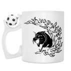 Кружка с футбольным мячиком