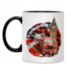 Кружка двухцветная