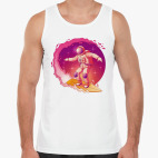 Космонавт серфер на волне