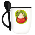 Кружка с ложкой