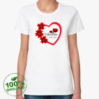 Женская футболка органик