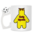 Кружка с футбольным мячиком