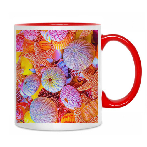 Кружка с принтом Marine life