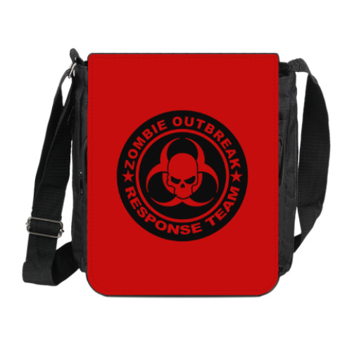 Сумка на плечо (мини-планшет) Zombie outbreak response team