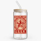 Банка с бамбуковой крышкой