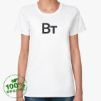 Женская футболка органик