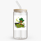 Банка с бамбуковой крышкой