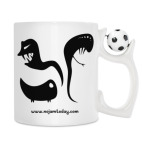 Кружка с футбольным мячиком