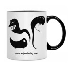 Кружка двухцветная