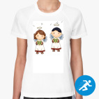 Женская спортивная футболка