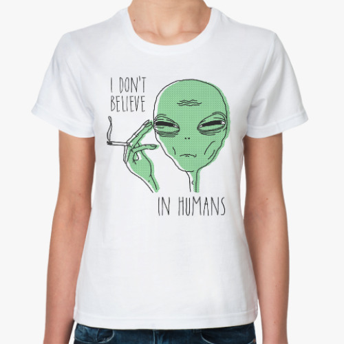 Классическая футболка Инопланетянин
