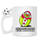 Кружка с футбольным мячиком