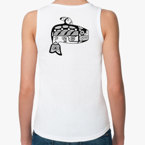 Женская майка с принтом  Этно