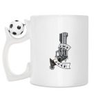 Кружка с футбольным мячиком