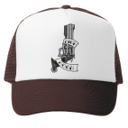 Кепка Trucker (коричневая) Overwatch McCree цитата