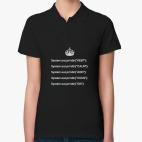 Женская рубашка поло