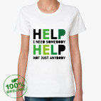 Женская футболка органик