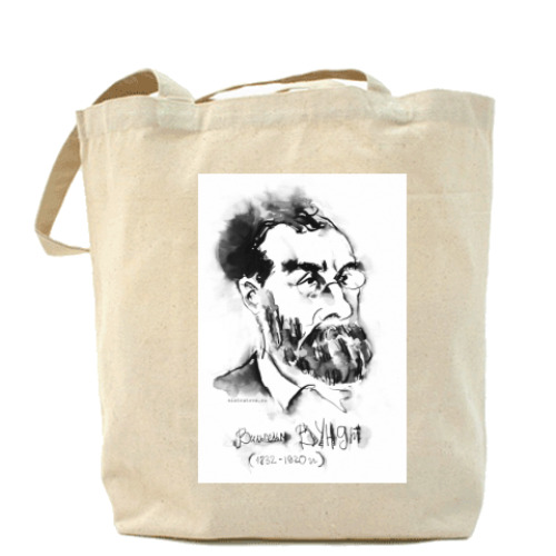 Сумка шоппер с принтом Вундт