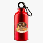 Металлическая бутылка 400 мл UV-DTF