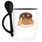 Кружка с ложкой