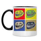 Кружка двухцветная