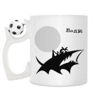 Кружка с футбольным мячиком