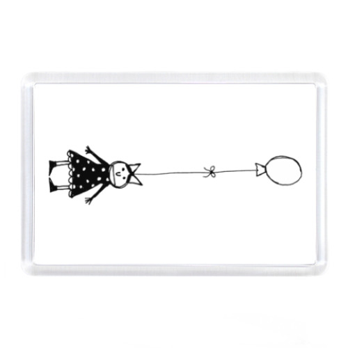 Магнит с принтом Funny Girls