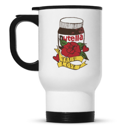 Кружка-термос с принтом Nutella Нутелла Шоколад
