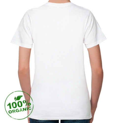 Женская футболка из органик-хлопка с принтом звезда