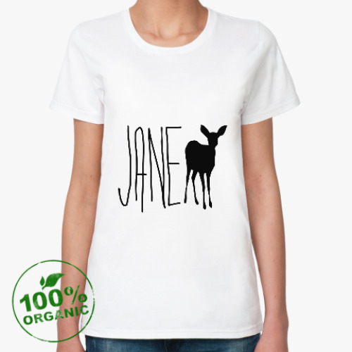 Женская футболка из органик-хлопка JANE DOE