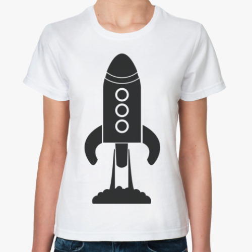 Классическая футболка Space / Space  rocket