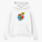 Толстовка худи оверсайз