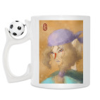 Кружка с футбольным мячиком