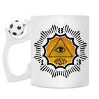 Кружка с футбольным мячиком