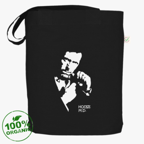 Сумка шоппер с принтом House