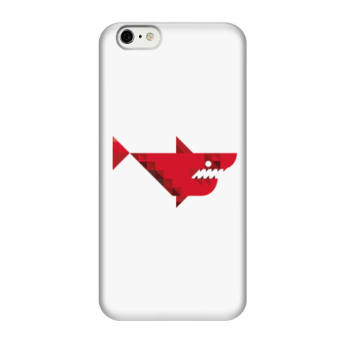 Чехол для iPhone 6/6s акула (shark)