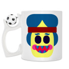 Кружка с футбольным мячиком