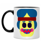 Кружка двухцветная