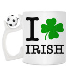 Кружка с футбольным мячиком