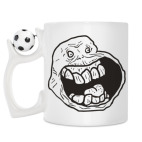 Кружка с футбольным мячиком