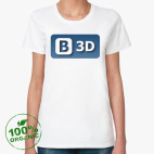 Женская футболка органик