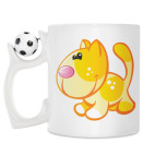 Кружка с футбольным мячиком