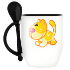 Кружка с ложкой