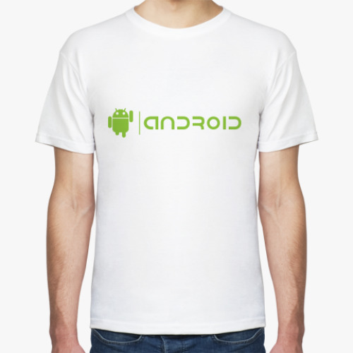 Футболка с принтом Android